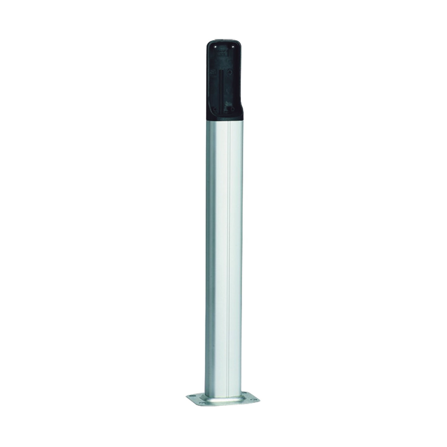 001-DIR-CG|Base de PVC para fotoceldas CAME, Color Plata, Altura de hasta 500 mm