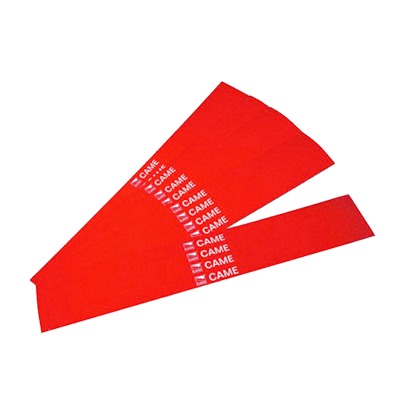 001-G02809|Paquete de 20 bandas reflectantes rojas para mástil 001-G0401,001-G0601 CAME