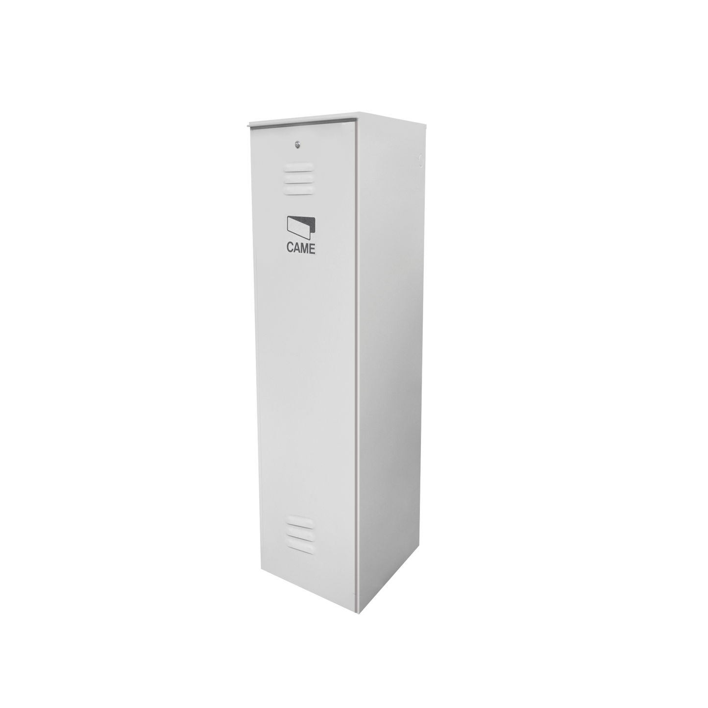 001-G03750120A|Barrera vehicular CAME / G3750 / Gabinete color blanco / sin accesorios