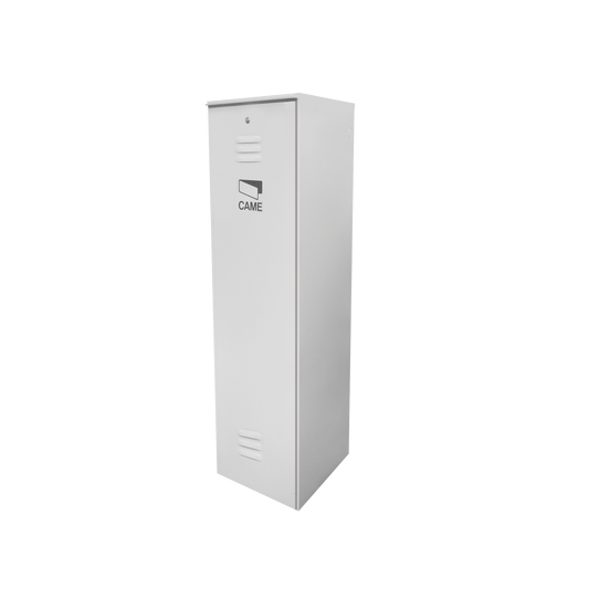 001-G03750120A|Barrera vehicular CAME / G3750 / Gabinete color blanco / sin accesorios