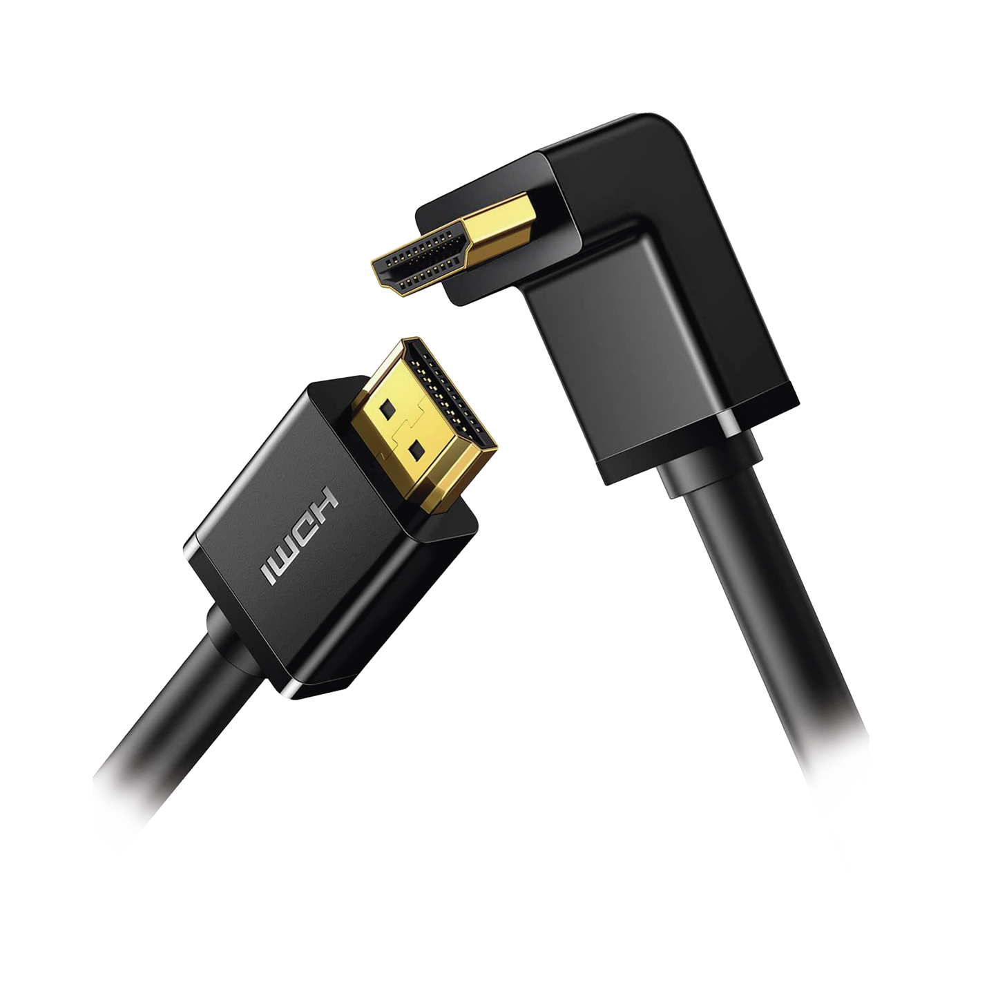 10174|Cable HDMI 2.0 en Angulo de 90° / 3 m / 4K@60Hz / HDR / 3D / HEC (Canal Ethernet HDMI) / ARC (Canal de Retorno de Audio / CEC / 32 canales de Audio / HDCP 2.2 / Dolby Atmos / 18 Gbps / Blindaje Múltip