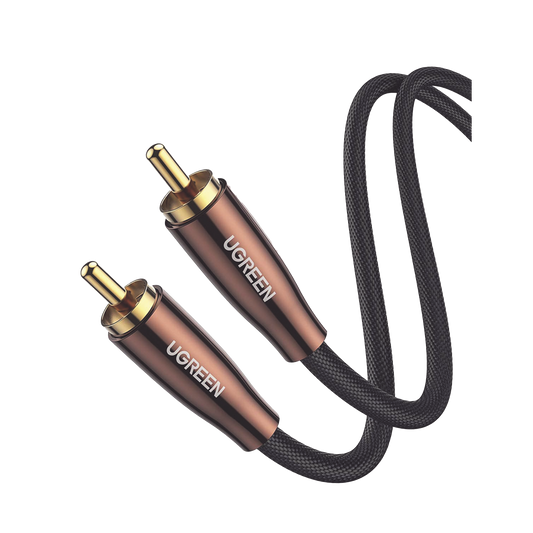 10190|Cable de Audio Coaxial Macho a Coaxial Macho (S/PDIF) / 5.1 Canales / Diseño de Blindaje Multiple / Núcleo de Cobre / Caja de Aleacion de Cobre / 2 Metros / Color Negro