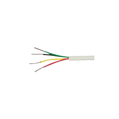 1103-1101/1000|Bobina de 305 Metros / Alambre de Cobre / 4x22 AWG / Tipo CM-CL2 / Para Interior / Color Blanco/ Para Aplicaciones de Alarmas de Intrusión / Sistemas de Automatización.