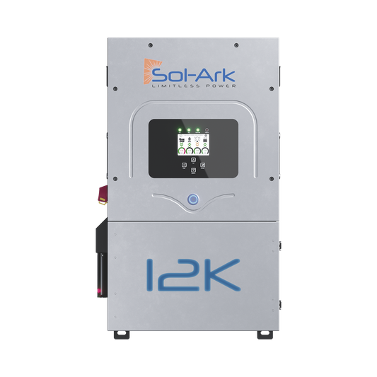 12K2P|Inversor Hibrido SOL-ARK, 12 Kw, 220 Vcc, Fase Dividida, WIFI incluido, IP65, Entrada de Baterías a 48 Vcc