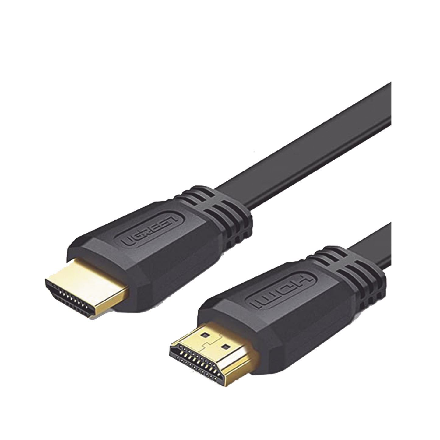 50820|Cable HDMI 2.0 Plano de 3 m / 4K@60Hz / HDR / 3D / HEC (Canal Ethernet HDMI) / ARC (Canal de Retorno de Audio) / Color Profundo de 48 bits / Audio de 32 canales / HDCP /Audio Dolby True HD 7.1 / 18 Gbps / Estañado y Triple Blindaje / Anti Interfere