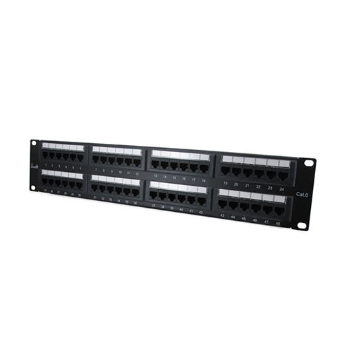 8699486NPP | Panel de parcheo sistema 110 de 48 puertos, cat. 6,configuracion A/B, 2UR Condumex - ISTEN