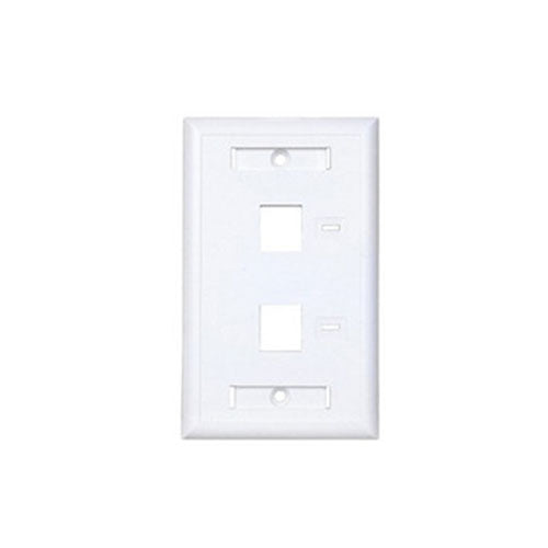 8699612AFP | Placa de pared de 2 puertos color blanca Condumex - ISTEN