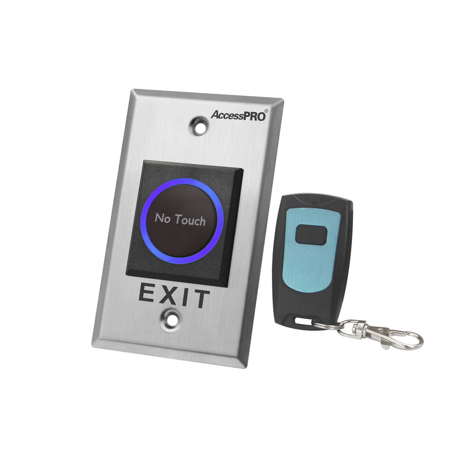 ACCESK1LTR|Botón de Salida sin Contacto con Control Remoto / Iluminación LED / Distancia de Detección Touch Ajustable