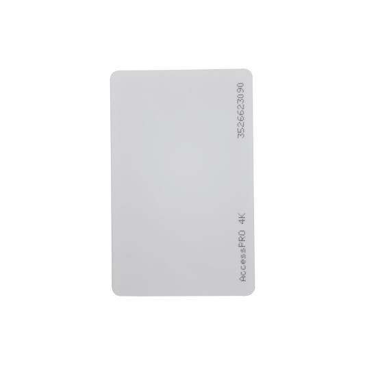 ACCESS-CARD-M4K|Tarjeta MIFARE Classic / Tipo ISO Card / Memoria 4Kb / Imprimible / Frecuencia 13.56 Mhz