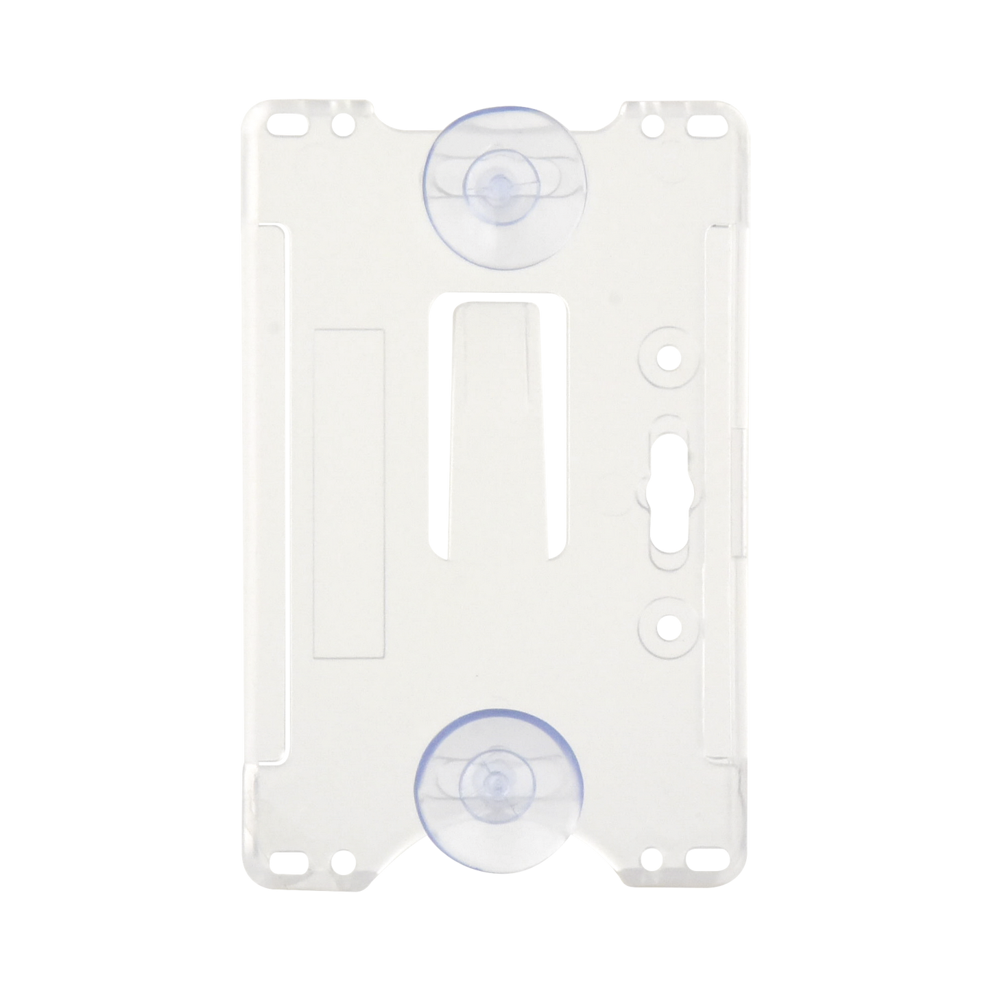 ACCESS-HOLDERA|Porta tarjeta de plastico ABS / Transparente / Compatible con tarjetas ACCESSCARDEPC / PROCARDX o Formato CR80