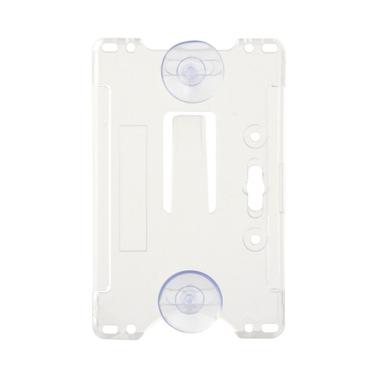 ACCESS-HOLDERA|Porta tarjeta de plastico ABS / Transparente / Compatible con tarjetas ACCESSCARDEPC / PROCARDX o Formato CR80