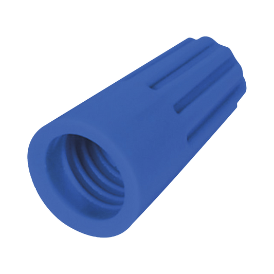 AE-000-15|Capuch??n roscable / 14 AWG / Az??l / Paquete de 25 piezas.