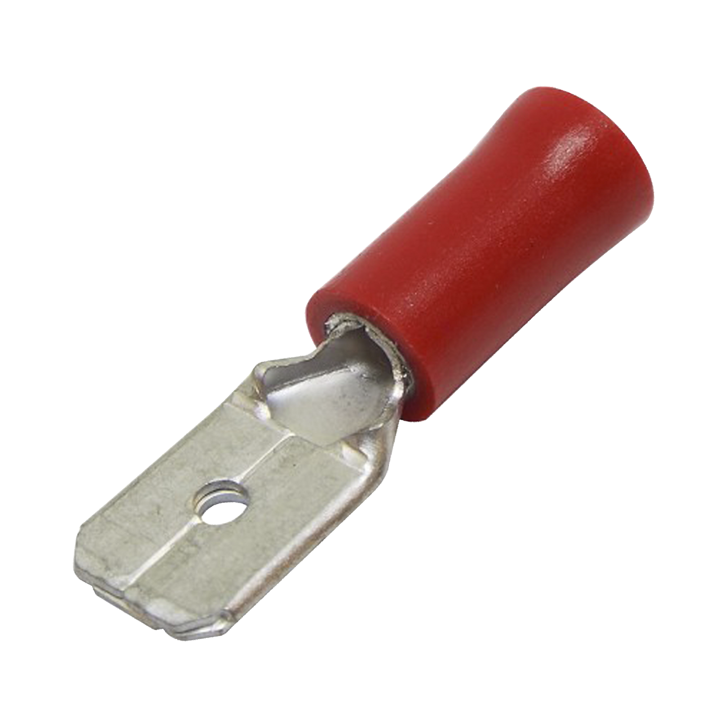 AE51242|Terminal tipo macho aislada / 22 - 16 AWG / Rojo / Paquete de 25 piezas.