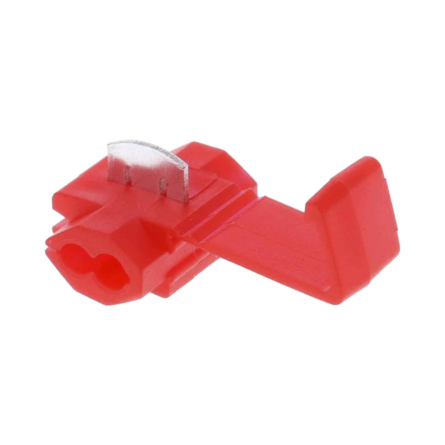AECW-1-25|Terminal tipo almeja / 22 - 18 AWG / Rojo / Paquete de 25 piezas.