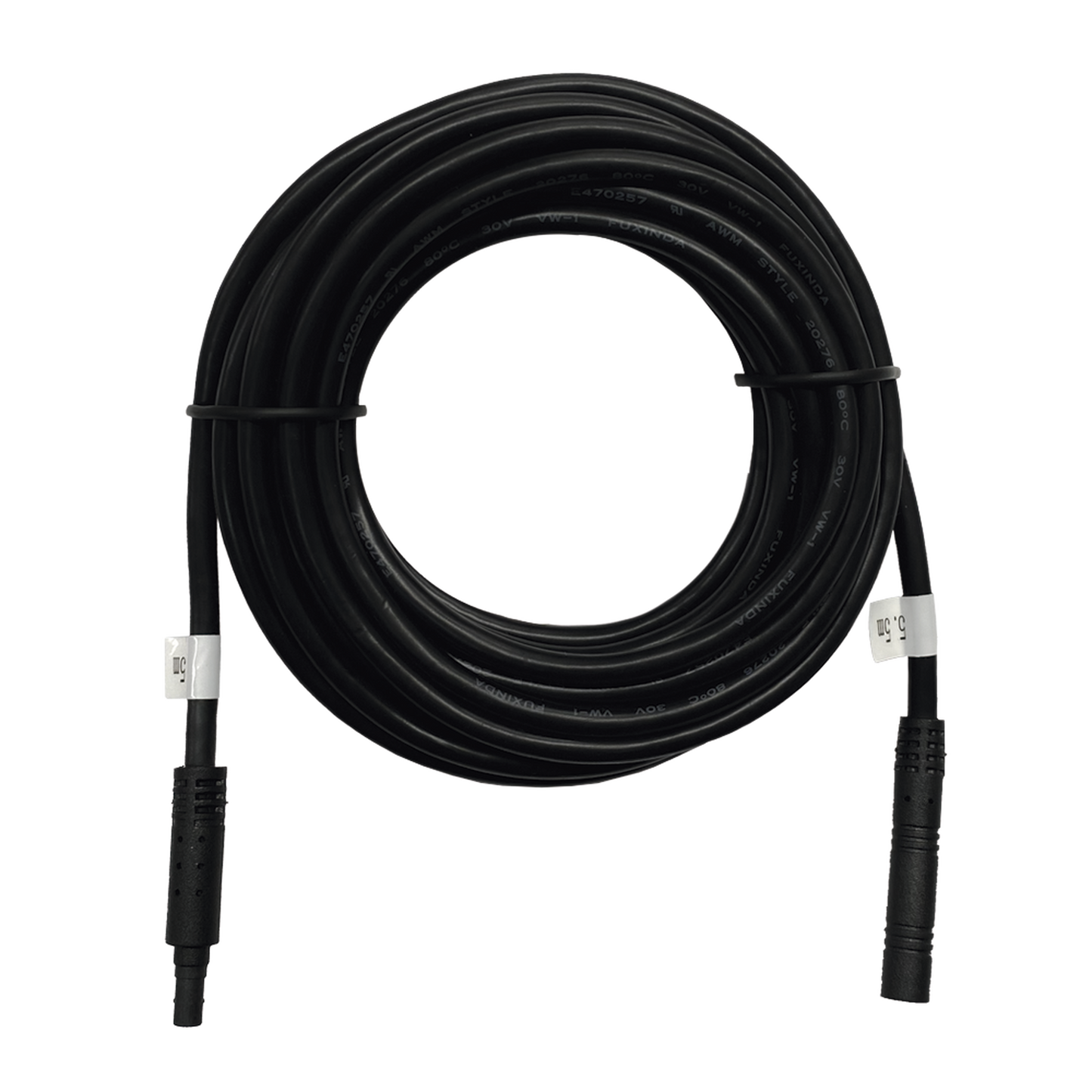 AE-MC0708-5.5|Cable Extensor de Vídeo y Audio de 6 Metros / Conector Tipo Aviación / Compatible con Dashcam AE-VC143T-ITS