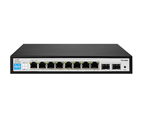 AI2010GX | Switch AI PoE gigabit capa 2 de 8 puertos Foredge