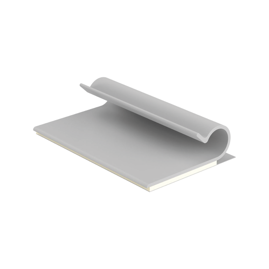 AJC25-A-C|Clip Adhesivo Tipo J, Para Cables de Hasta 6.4 mm de Diametro, Uso Interior, Color Gris, Paquete de 100pz