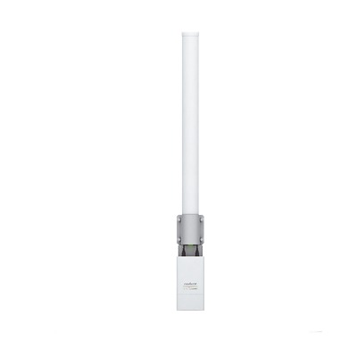 AMO-5G10|Antena omnidireccional, potente cobertura de 360°, doble polaridad MIMO 2x2, frecuencia 5 GHz (5.45-5.85 GHz) de 10 dBi