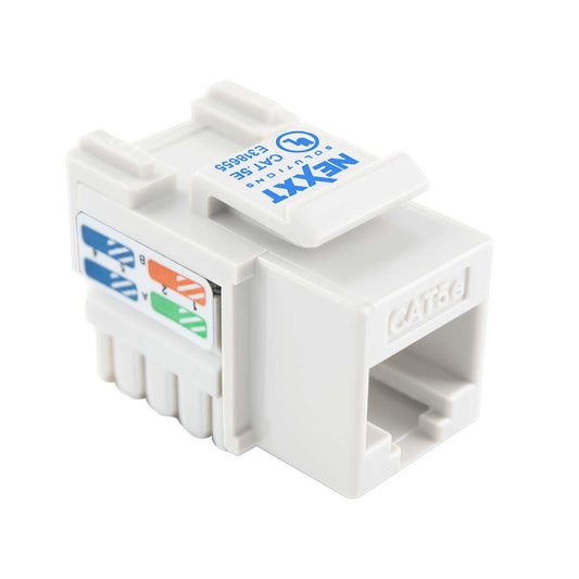 AW110NXT17 | Keystone Jack RJ45 Cat5e Sin blindaje Blanco tipo 110 Nexxt Solutions