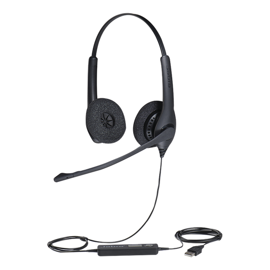 BIZ-1500-DUO-USB|Jabra Biz 1500 Duo, auricular profesional con cancelaci??n de ruido, ideal para contact center con conexi??n USB (1559-0159)
