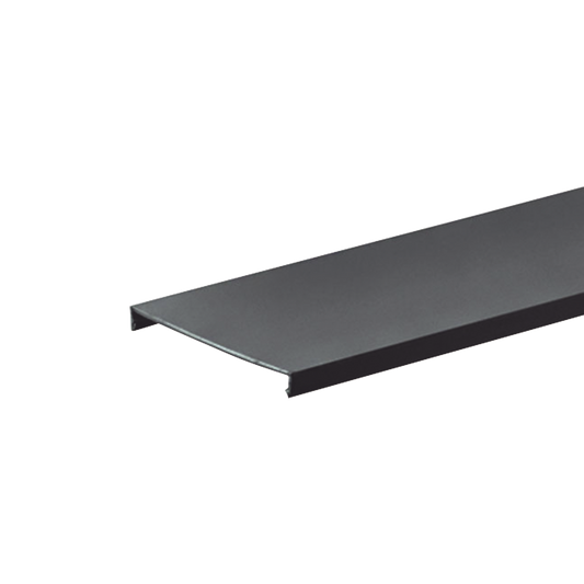 C3BL6|Tapa para Canaleta Ranurada Tipo G, de 86.2 mm de Ancho, 1828.8 mm de Largo, Color Negro