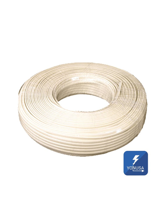 YONUSA CDA100 - Cable buj?¡a o doble aislado recomendado para cercos el?®ctricos YONUSA/ Bobina de 100 metros/ Calibre 22 AWG multifilar/ Hasta 12,000V