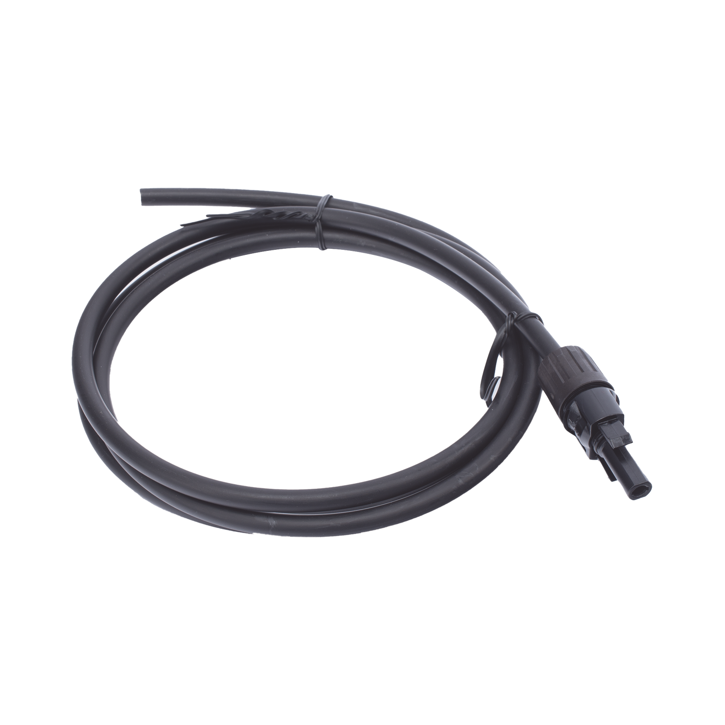 CBL-MC4-1.5BLK|Cable Fotovoltaico 1.5 m, Negro, Calibre 10 AWG con Terminal MC4-H en un Extremo