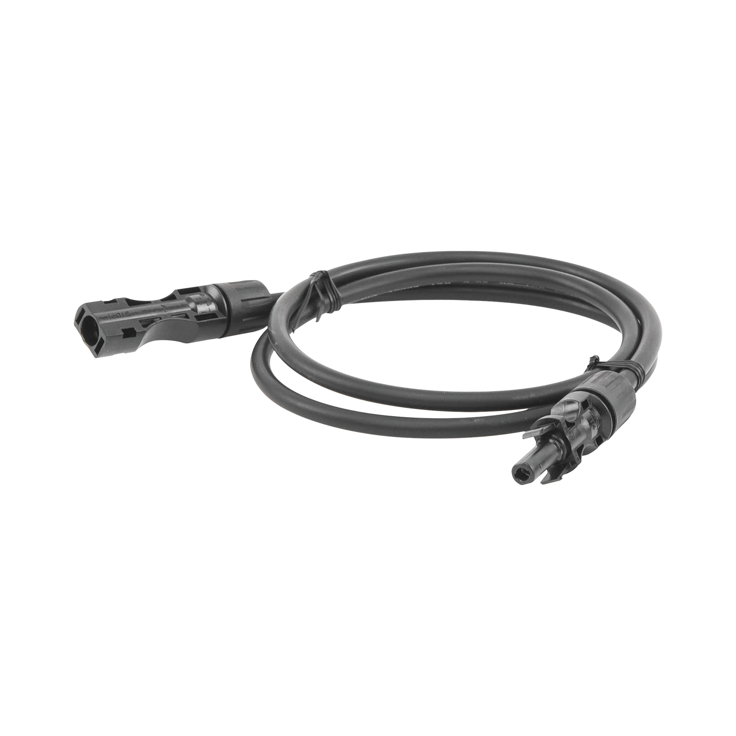 CBLMC41MBLK|Cable Fotovoltaico 1 m, Negro, Calibre 10 AWG con Terminales MC4 en Ambos Extremos