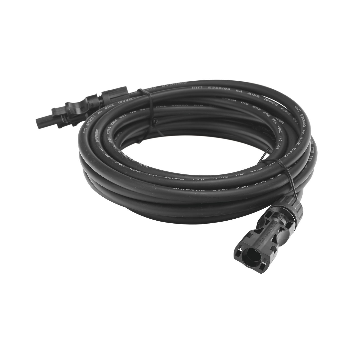 CBLMC42P5MBLK1|Cable Fotovoltaico 2.5 m, Negro, Calibre 10 AWG con Terminales MC4 en Ambos Extremos