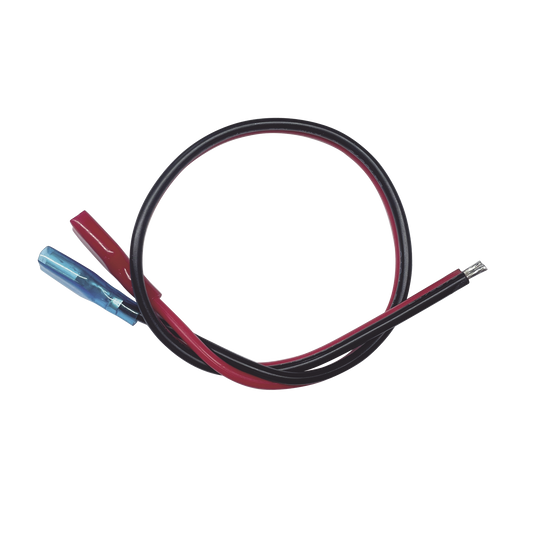 CBRNF1P30D|Cables en paquete dual / cable rojo y negro / 30 cm / terminal F1 en un extremo / puntas libres en el otro / Conexi??n a bater?¡as de respaldo.