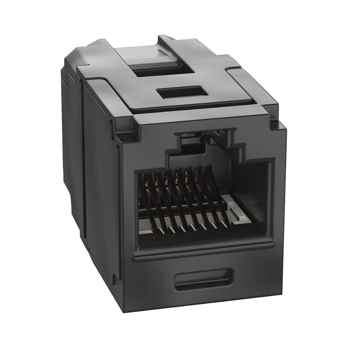 CC6X88BL|Módulo Acoplador RJ45 a RJ45, Mini-Com, Categoría 6A, Color Negro