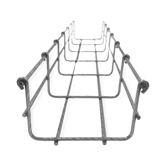 CH-54-100BM|Charola Bimet?ílica Tipo Malla 54/100 mm, Ideal Para Utilizarse al Exterior o Zonas H??medas, Hasta 86 Cables Cat6, Tramo de 3 Metros