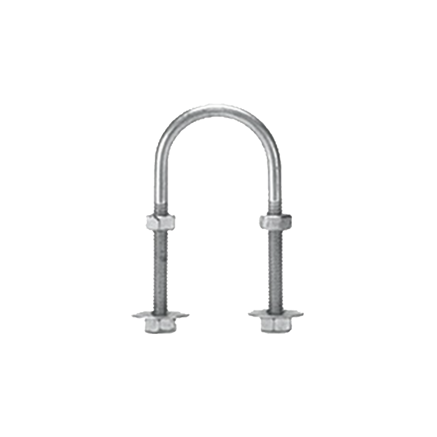 CHA-BRU-51|Abrazadera tipo U de 2 ", con acabado Electro Zinc, no incluye tuercas y arandelas