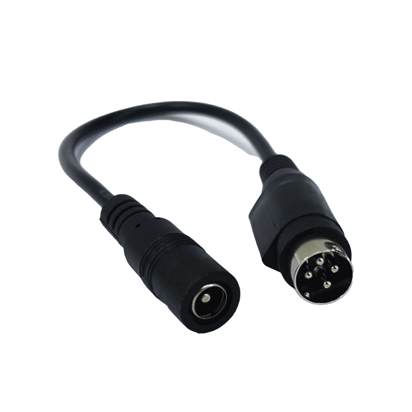 CHDCM4P|Adaptador Universal DC Hembra a Minidin 4 Pines Macho / Recomendado para DVR??s epcom / HIKVISION