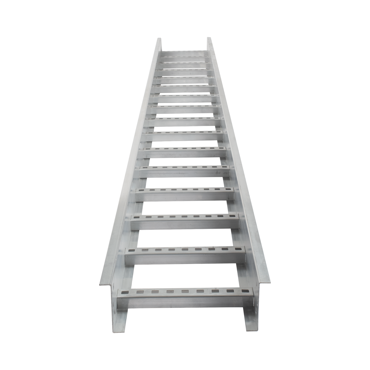 CH-E89PX6AK|Escalera de Aluminio Portacables / Perfil Z / Peralte 3 1/4" /Paso 9" / Ancho 6" / 3.66 metros / Capacidad M?íx. 137 Cables / Incluye Cople Union y Torniller?¡a