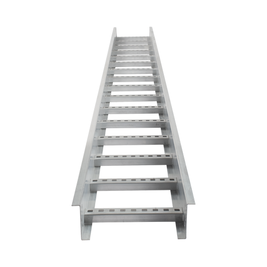 CH-E89PX6AK|Escalera de Aluminio Portacables / Perfil Z / Peralte 3 1/4" /Paso 9" / Ancho 6" / 3.66 metros / Capacidad M?íx. 137 Cables / Incluye Cople Union y Torniller?¡a