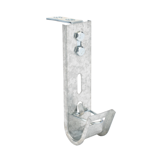 CH-J25-EZ|Soporte (Gancho) tipo J-Hook, hasta 7 cables Cat6, ideal para soportar cableado en los espacios de manipulación al aire, Para instalación en interior