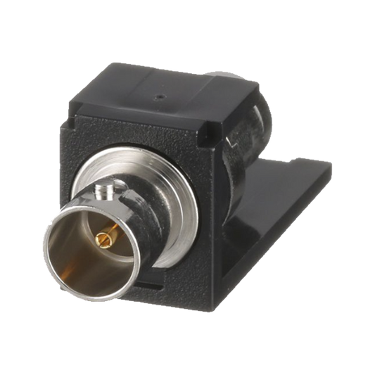 CMBA75BLY|Módulo Acoplador Coaxial Tipo BNC, Mini-Com, de 75 Ohms, Color Negro