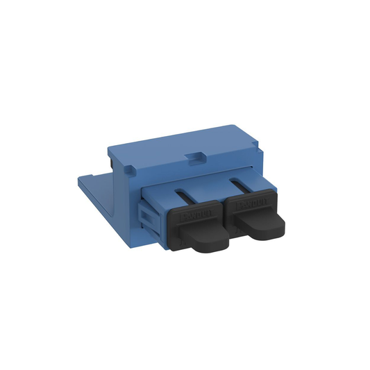 CMDBUSCZBU|M??dulo Acoplador SC Duplex, para Fibra ?ôptica Monomodo OS1/OS2, Tipo Mini-Com, Color Azul