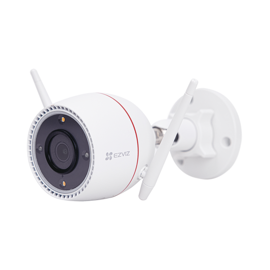 CS-C3TN3MP|Bala IP 3 Megapixel / Wi-Fi / Audio de Dos Vias / Vision Nocturna en Color / Sirena / Estrobo / Deteccion de movimiento / Notificacion Push / Ranura Para Memoria / Uso en Exterior