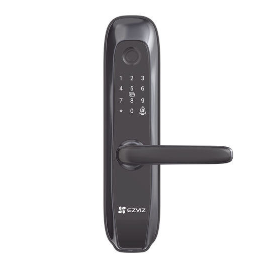 CS-L2S|Cerradura Inteligente / Protocolo Zigbee  / Códigos Temporales Para Visitantes / Lectura de Huella / Lectura de Tag / Contraseña /  Botón para Timbrar / Alarma Anti-intrusión / Uso en Interior / Incluye HUB