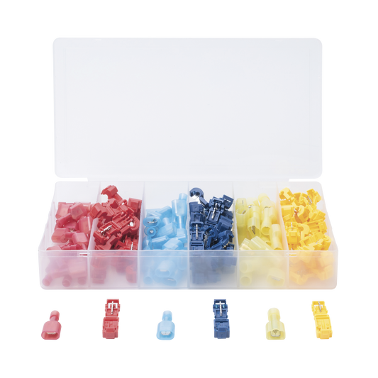 CT-T123|Kit de 60 Conectores para Cableado El?®ctrico Tipo T-TAP / Conectores tipo Uni??n