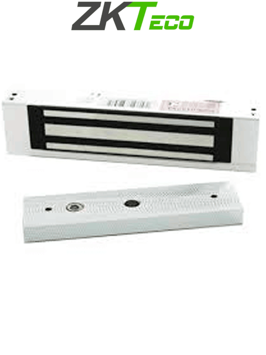 ZKTECO LM120 - Contrachapa magn?®tica de 120 Kg, para puertas de madera, vidrio o metal, requiere alimentaci??n a 12VDC y conexi??n NC desde su sistema de control de Acceso