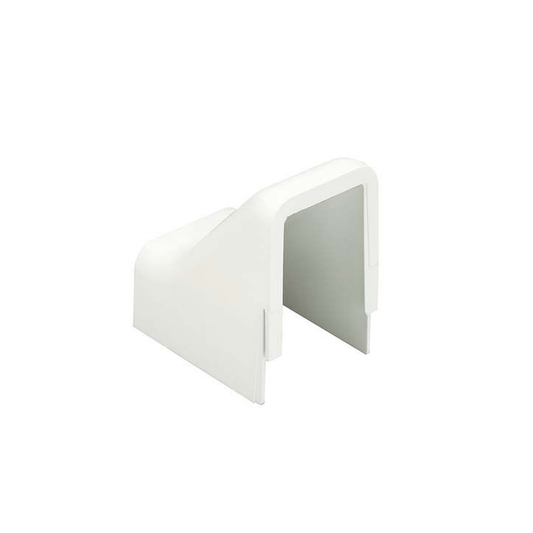 DCF10WH-X|Conexión para techo falso/entrada, para uso con canaleta LD10, material ABS, Color Blanco