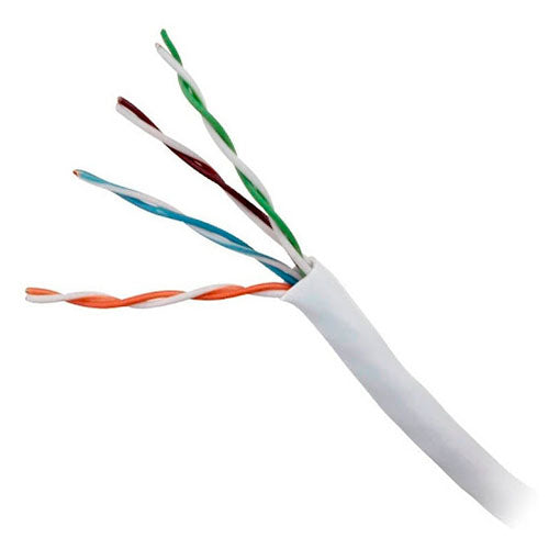 DHOUTP6CCA305BC|CABLE UTP CCA / CATEGORIA 6 / COLOR BLANCO / INTERIOR / 305 MTS / REDES / VIDEO / 4 PARES - ISTEN