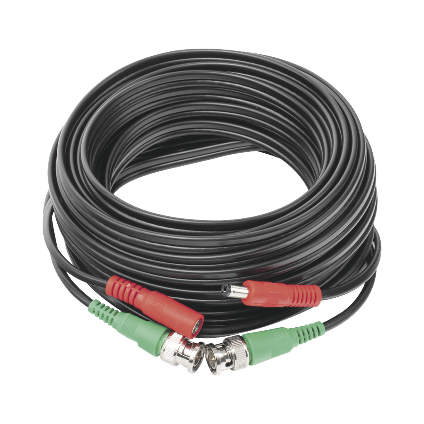 DIY-10M-4K|Cable coaxial ( BNC RG59 ) + Alimentaci??n / SIAM?ëS / 10 Metros / Aleaci??n Cobre + Aluminio CCA / Para C?ímaras 4K / Uso interior y exterior