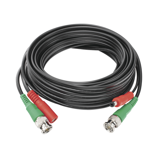 DIY-5M-HD|Cable coaxial ( BNC RG59 ) + Alimentaci??n / SIAM?ëS / 5 Metros / 100 % COBRE / Para C?ímaras 4K  / Uso interior y exterior