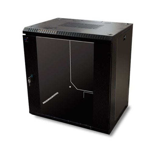 GM-6409UR|GABINETE MURAL 9UR 19" 600X500X450 FONDO, PUERTA DE VIIO Y ACCESOS LATERALES, 10 TORNILLOS M6 - ISTEN