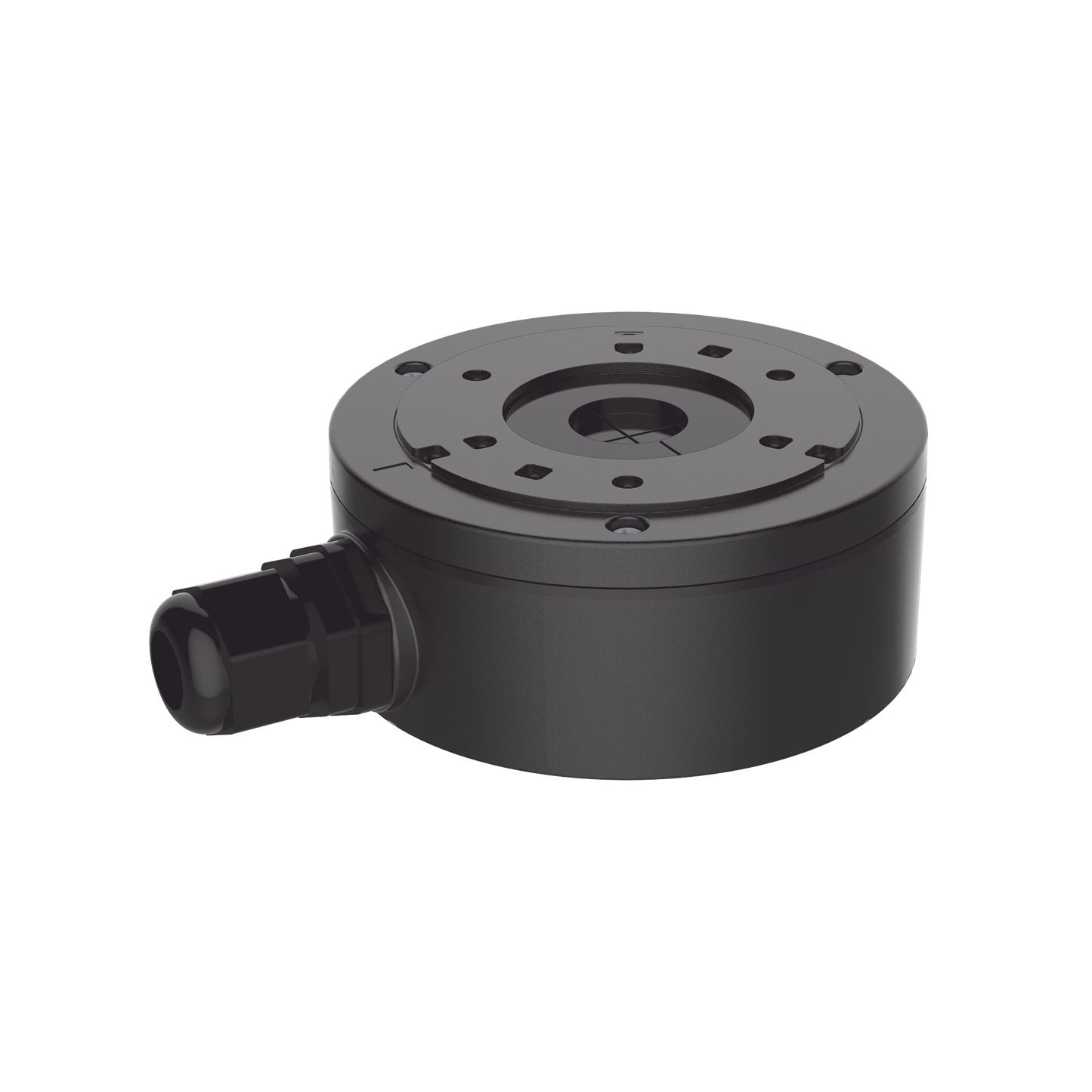 DS-1280ZJ-XS(BLACK)|Caja de Conexión de Metal Color Negro / Exterior IP66 / Compatible con DS-2CD1043G2-LIUF/BLACK & DS-2CD2043G2-I(U)(BLACK)