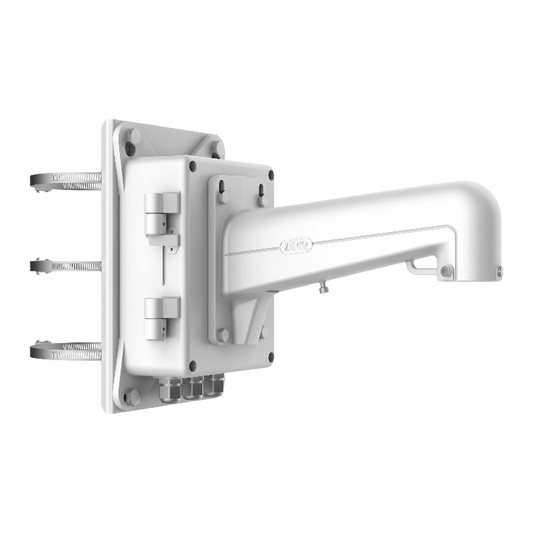 DS-1602ZJ-BOX-POLE|Montaje de Poste con Caja de Conexión para Domos PTZ / Uso en Exterior